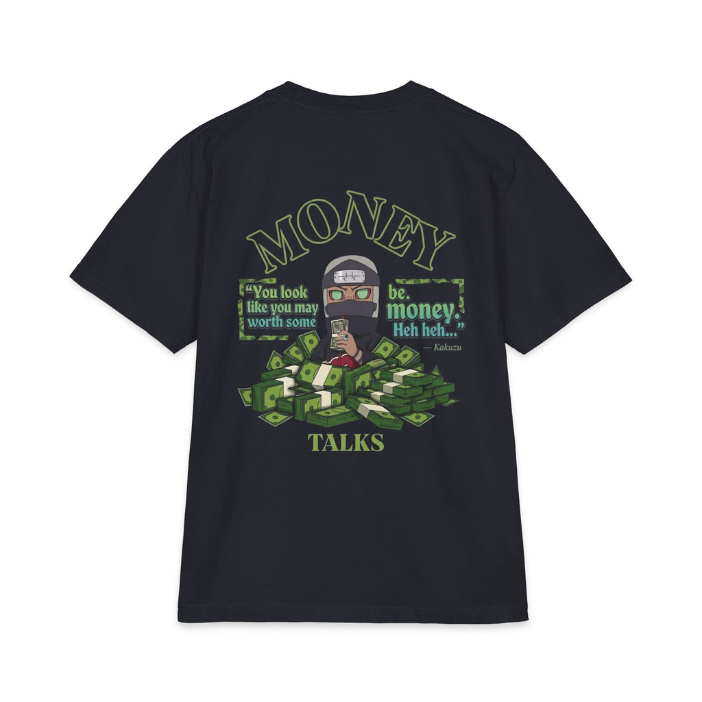 Kakuzu Money Talks Heavyweight Graphic Tee - Hex Katana