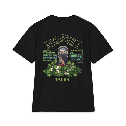 Kakuzu Money Talks Heavyweight Graphic Tee - Hex Katana