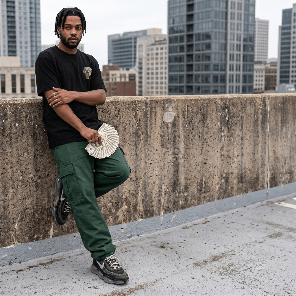 Kakuzu Money Talks Heavyweight Graphic Tee - Hex Katana