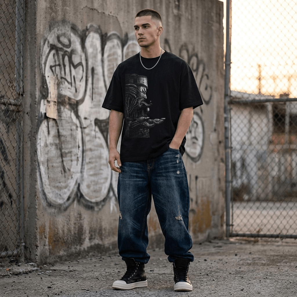 Pain Divine Retribution Heavyweight Tee - Hex Katana